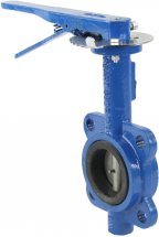 Затвор дисковый поворотный Kvant Ду40 Ру16 межфланцевый NBR чугунный с нержавеющим диском