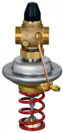 Регулятор перепада давления и расхода AVPQ обратка Ру25 НР/НР Danfoss
