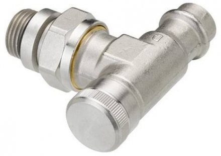 Клапан запорный для двухтрубных систем пресс Danfoss