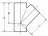 Тройник 45° S-SML SMART