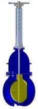Клиновая задвижка ZETKAMA 021 Ру1.0-4.0 Тмах=120