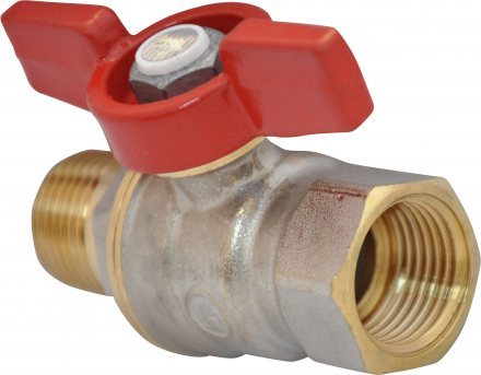 Кран шаровой латунный R914 Ду10