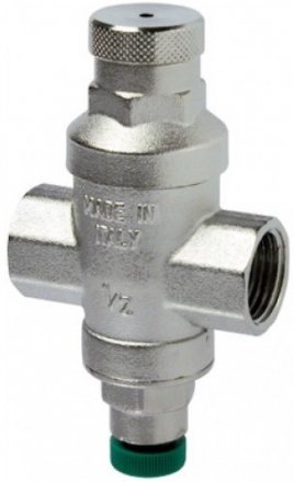 Регулятор (редуктор) давления FARG MIGNON 1/2&quot;, DN15, PN15, Pmax-15 бар, Pout 1,2-6bar, Tmax-120C, латунь (500.1/2G)