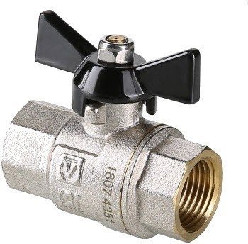 Кран шаровый латунный Valtec Perfect VT.317.N ВР/ВР бабочка