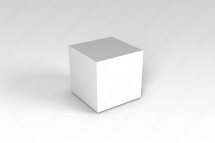 Декоративная фигура &quot;Flox&quot; Куб белый