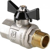 Кран шаровый латунный Valtec Perfect VT.318.N ВР/НР бабочка