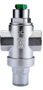 Регулятор (редуктор) давления FARG MINIRID 1/2&quot;, DN15, PN15, Pmax-15 бар, Pout 1,2-6bar, хром (490.1/2)