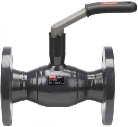 Кран шаровой стальной JIP-FF Ру16 фл Danfoss