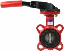 Затвор дисковый ГРАНВЭЛ ЗПТЛ-FLN(W)-5 Ду32 Ру16 MN-HT EPDM HT межфланцевый с ручкой
