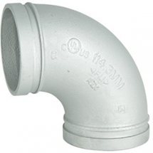 Грувлочное колено мод.90S x 90° 34,4 бар, оцинкованное, FM/UL