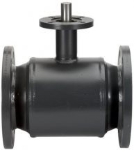 Кран шаровой стальной JIP Premium FF Ру25 фл с ISO фл под редуктор, эл/привод Danfoss