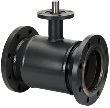 Кран шаровой стальной JIP Premium FF Ру25 фл с ISO фл под редуктор, эл/привод Danfoss