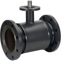 Кран шаровой стальной JIP Premium FF Ру16 фл с ISO фл под редуктор, эл/привод Danfoss