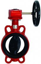 Затвор дисковый ГРАНВЭЛ ЗПТЛ-FLN(W)-5 Ду50 Ру16 MDV-HT EPDM HT межфланцевый с редуктором