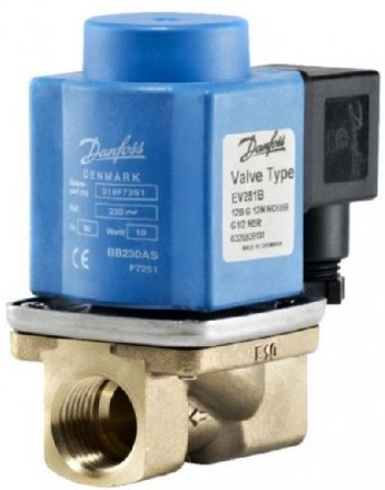 Клапан эл/магн латунь EV251B ВР/ВР Danfoss