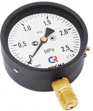 Манометр РОСМА повыш. пылевлагозащищенность ТМ-510P