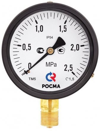 Манометр РОСМА повыш. пылевлагозащищенность ТМ-510P
