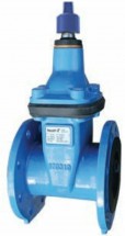 Задвижка клиновая Tecofi VOC4241C-051 Ду50 Ру10/16 фланцевая, корпус - чугун, уплотнение - EPDM, обрезиненный клин, Тмакс=80°С, c квадратом под ключ