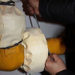 Кожух защитный текстильный термостойкий для трубопроводной арматуры
