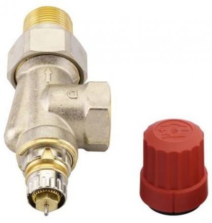 Клапан терморегулятора RA-N угловой UK версии, Danfoss