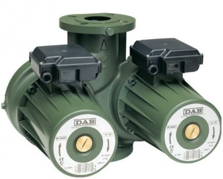 Насос циркуляционный с мокрым ротором DPH 180/360.80 T PN10 сдвоенный 3х230-400В/50Гц DAB 505979122